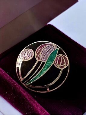 CELTIC Sea Gems Cloisonné Brooch